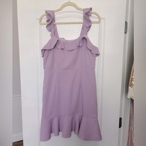 Lavender Ruffle Dress